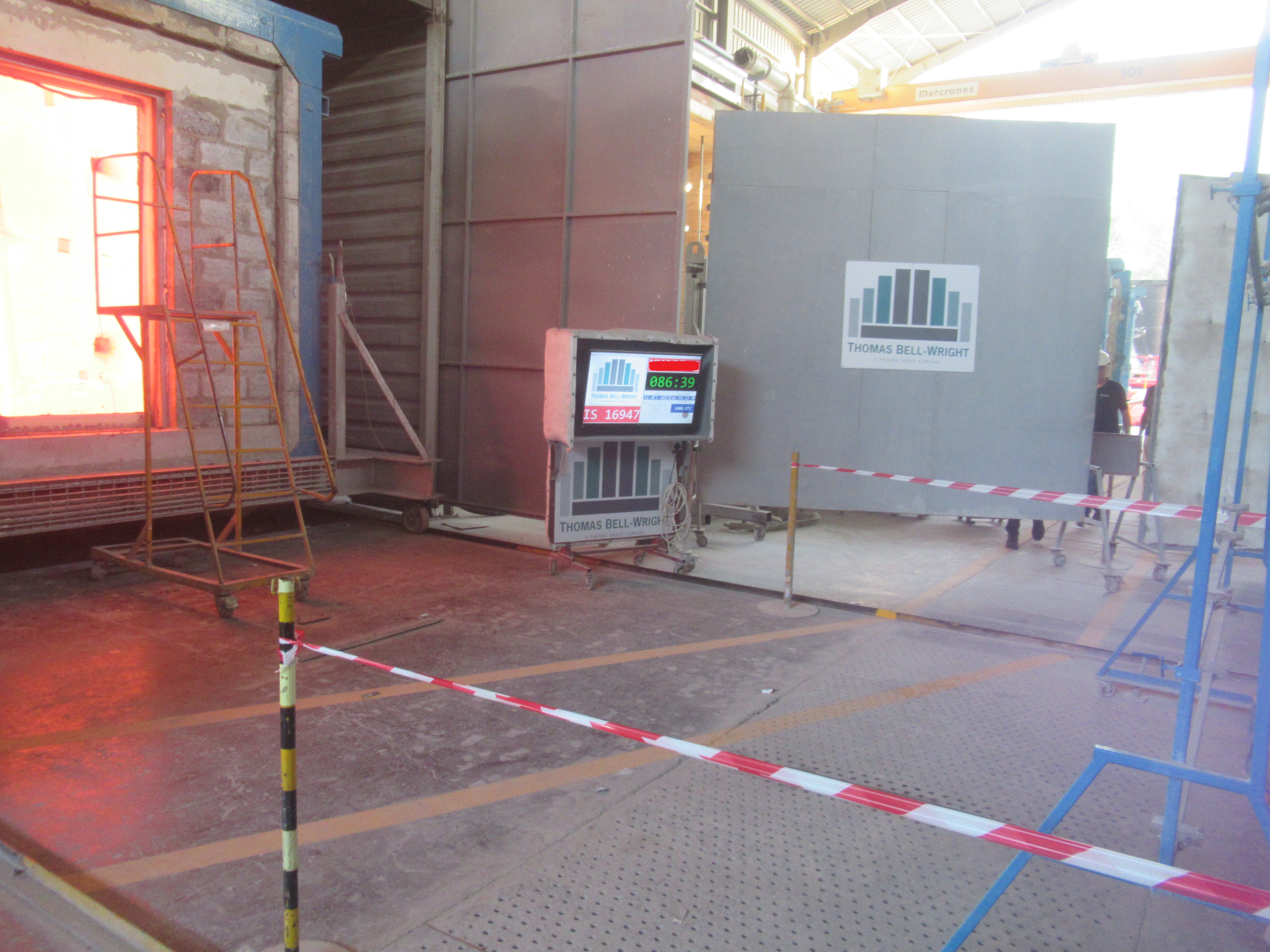 Testing a Fire Rated Element, Fire Testing, ASTM E119, UL10B, UL 10C