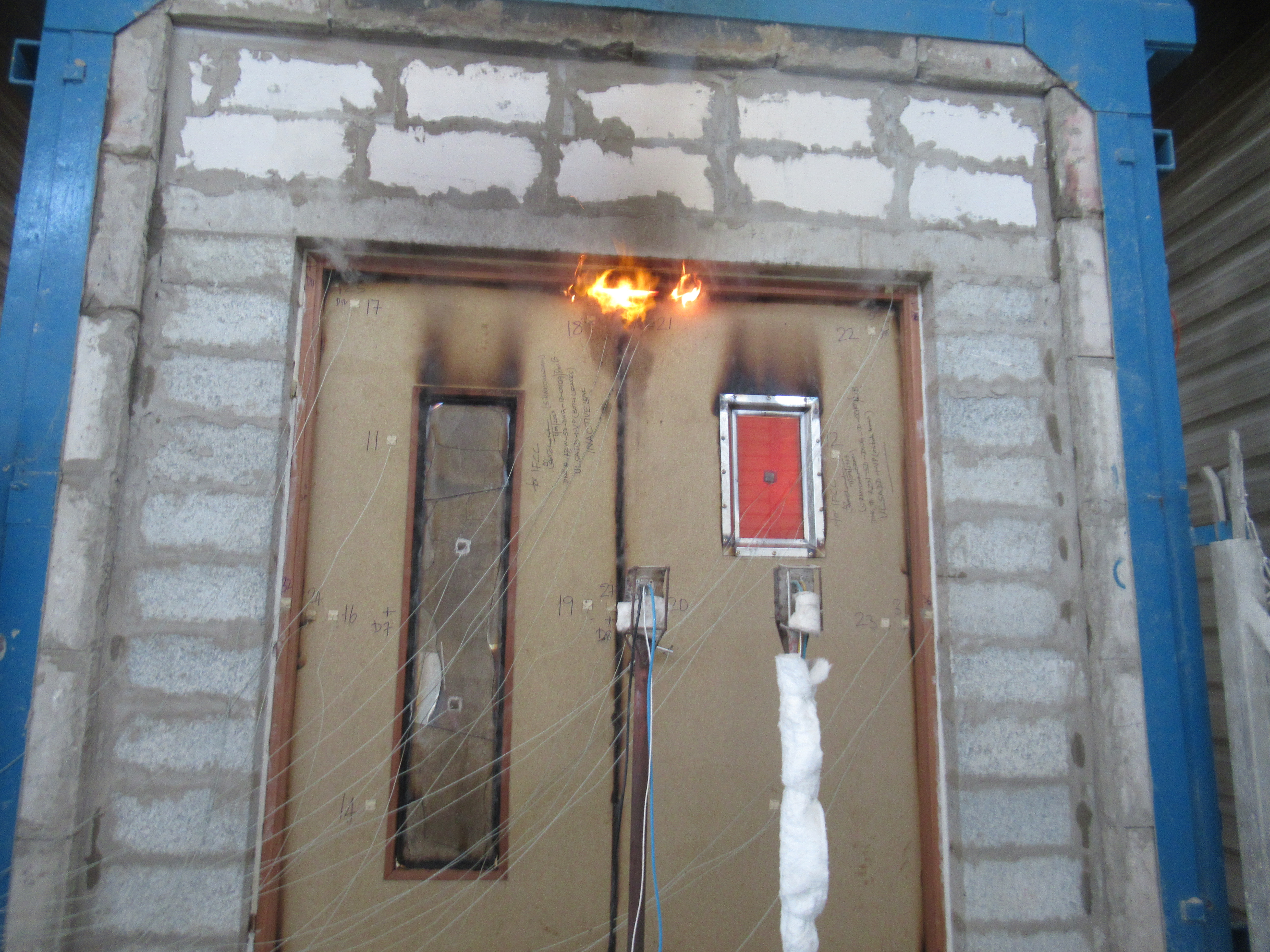 Testing a Fire Rated Element, Fire Testing, ASTM E119, UL10B, UL 10C