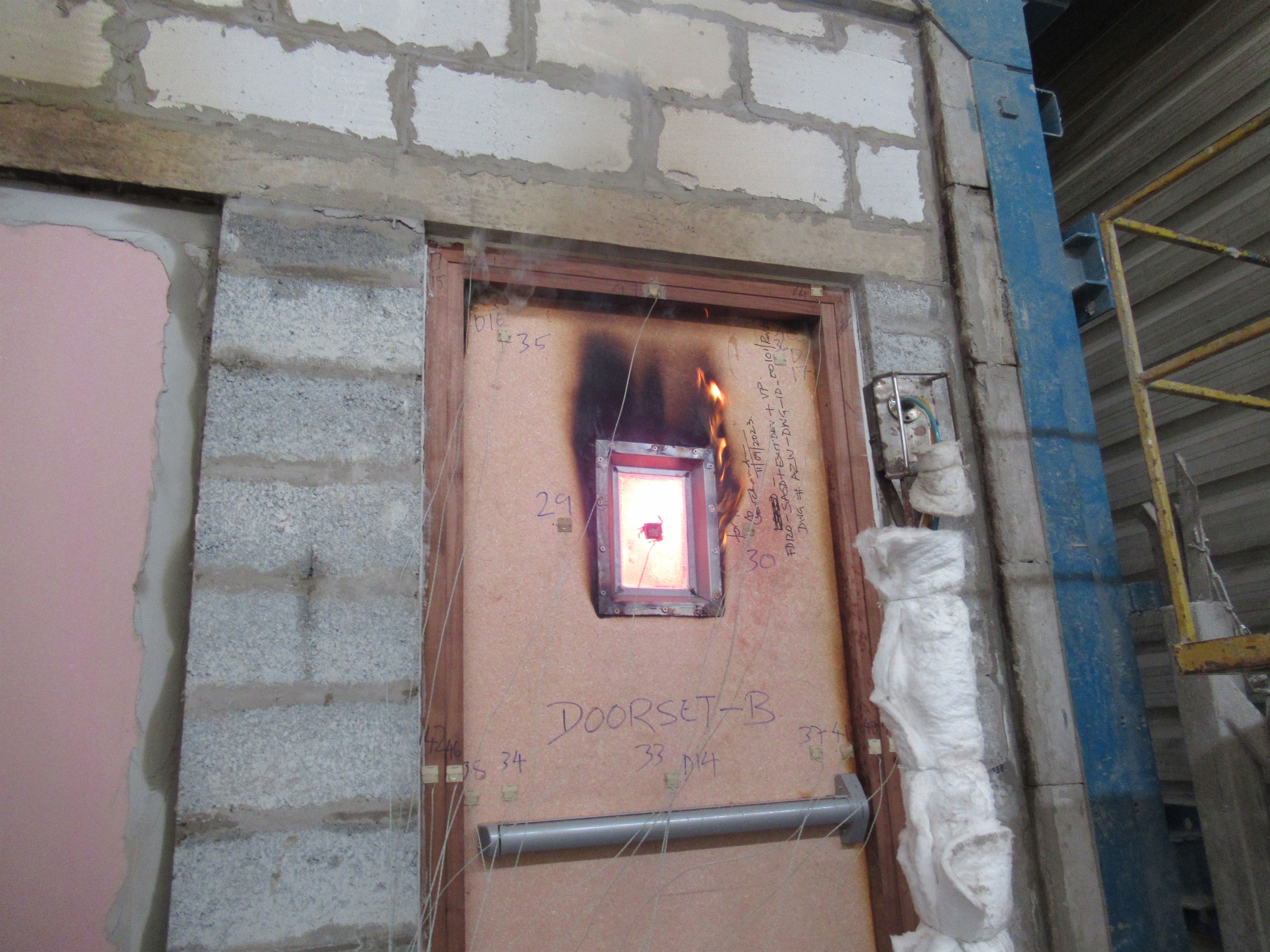 Testing a Fire Rated Door, ASTM E119, UL 10C, UL 10B