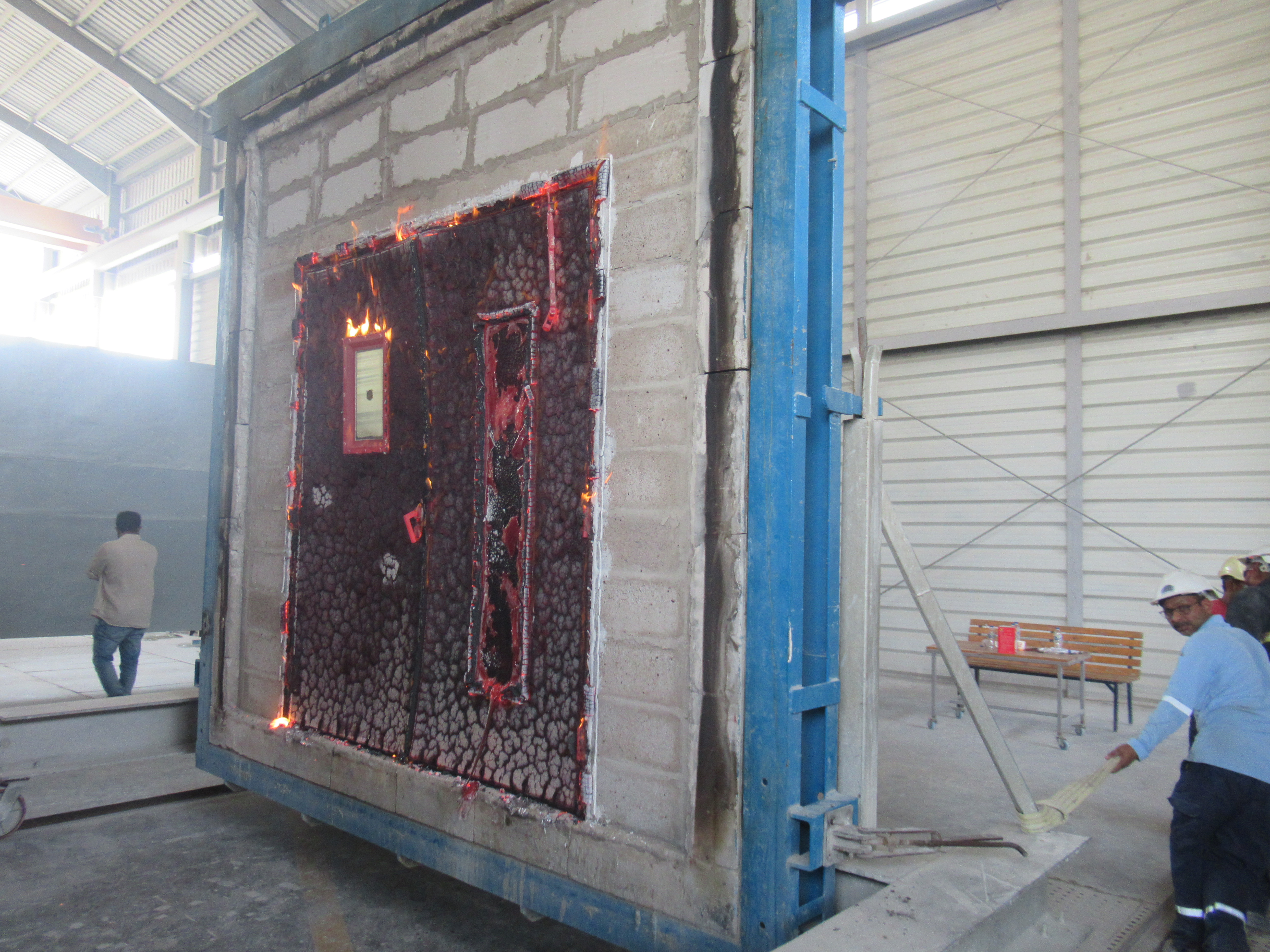 Testing a Fire Rated Element, Fire Testing, ASTM E119, UL10B, UL 10C